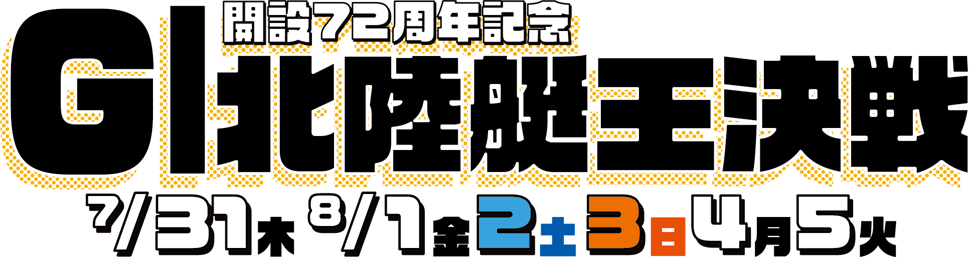 開設72周年記念GⅠ北陸艇王決戦