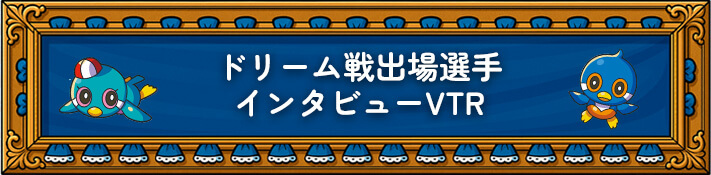 ドリーム戦出場選手インタビューVTR
