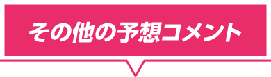 その他の予想コメント