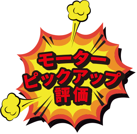 モーターピックアップ評価