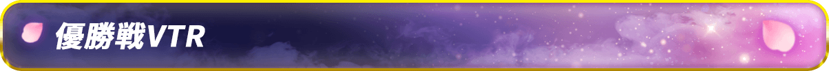 優勝戦VTR