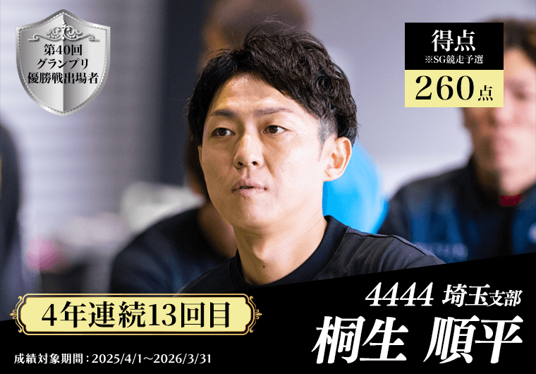 4444 埼玉支部 桐生順平