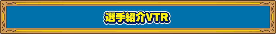 選手紹介VTR